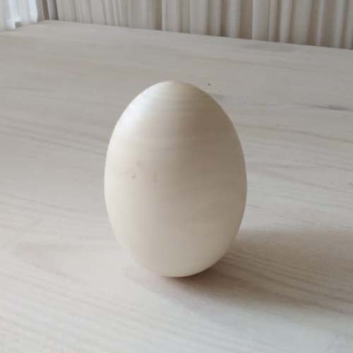 Деревянная заготовка Яйцо среднее (h 6 см d 5 см)