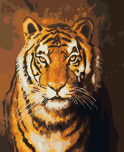 Набор для раскрашивания: Тигр HY5040006
