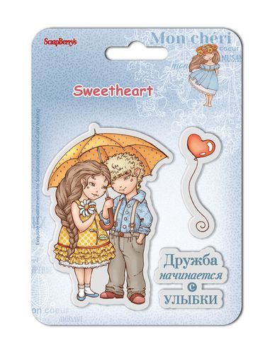 Набор штампов 10,5*10,5см Он и Она 1