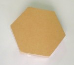 Заготовка из папье-маше Подставка под чашку-многоугольник 11x9.5см (набор 10 шт) SCB271060
